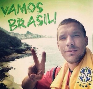 Podolski torce por vitória brasileira sobre a Holanda em Brasília